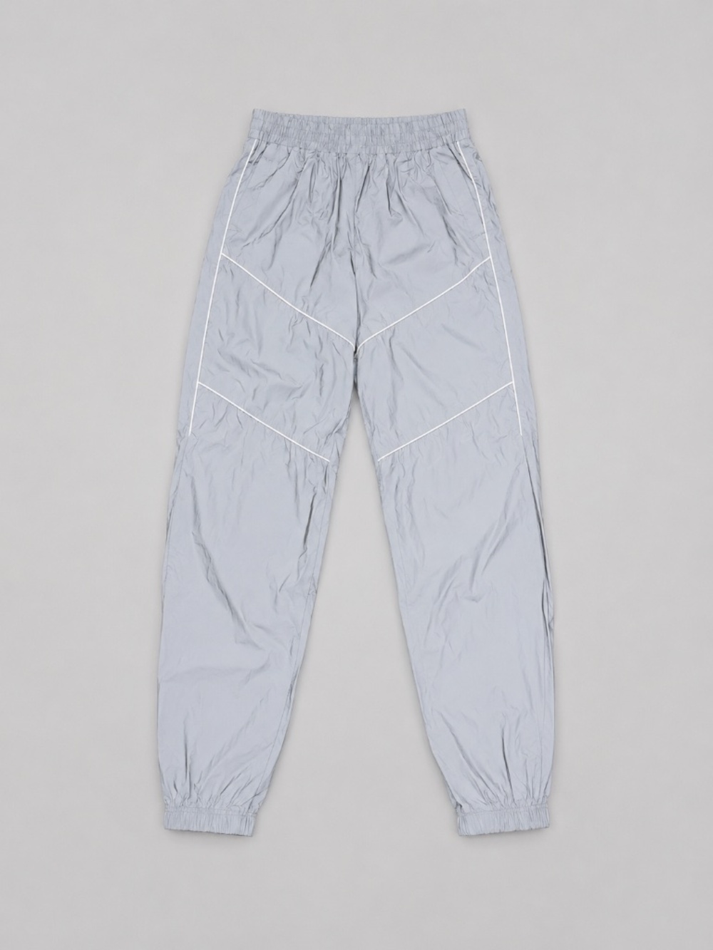 SHEIN Reflective Jogger Pants – Silver – Size S